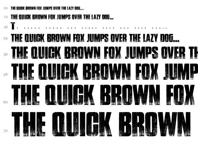 Google spies font waterfall